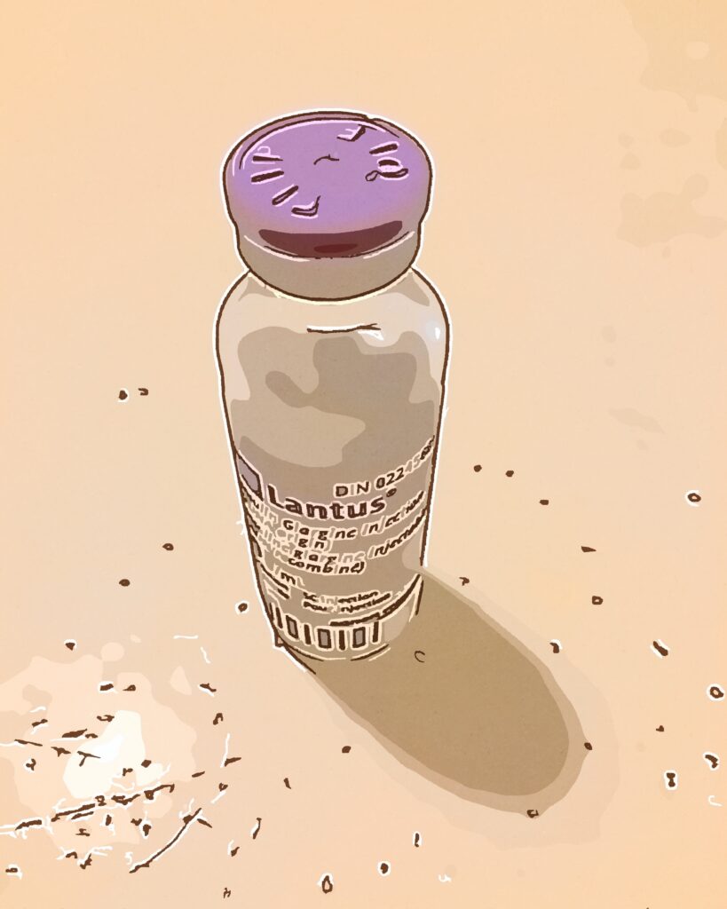 insulin vial / fiole d'insuline